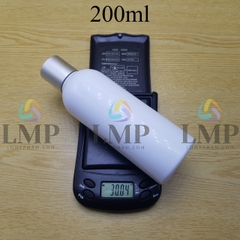 Chai 24g vai tròn nắp nhấn xi 200ml