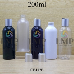 Chai 24g vai tròn nắp nhấn xi 200ml