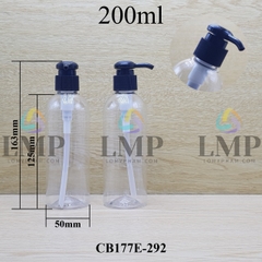 Chai 24g vai tròn vòi dài 200ml