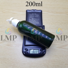 Chai 24g vai tròn vòi dài 200ml