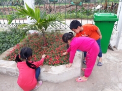 Bé Tập Trang Trí Nhà Cửa