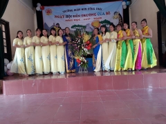 Video múa khúc thu vàng của giáo viên, nhân viên trường MN Hồng Thái trong ngày khai giảng năm học 2019-20120