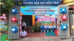 TRƯỜNG MẦM NON HỒNG THÁI KHAI GIẢNG NĂM HỌC MỚI 2021- 2022