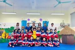 TRƯỜNG MẦM NON HỒNG THÁI TIẾP TỤC NGÀY HỘI THAO GIẢNG CHÀO MỪNG NGÀY NHÀ GIÁO VIỆT NAM 20/11