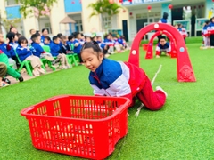 Rộn ràng ngày hội 8/3 – Nơi yêu thương đong đầy tại Trường Mầm non Hồng Thái