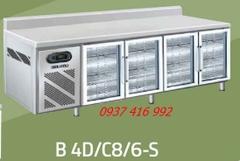 BERJAYA - Bàn Lạnh 2 Cánh 2400mm(Có Thành Chắn)