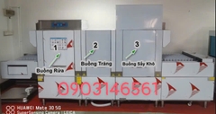 MÁY RỬA KHAY CHÉN DĨA ( 3 buồng : Rửa, Tráng, Sấy)