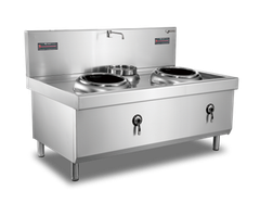 MANTRU.E - Dual Burner Dual Basin Induction Wok