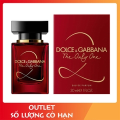 Nước Hoa Nữ Dolce and Gabbana The Only One 2 EDP 100ml. Tinh Tế, Gợi Cảm & Khiêu Khích – OL310