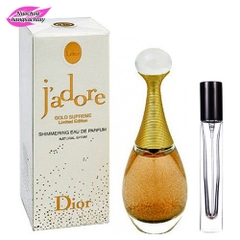 Nước Hoa Chiết Nữ Dior J'adore Gold Superme (EDP) 10ml - C62. Gợi Cảm & Tinh Tế