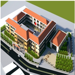 Mô hình Trường Tiểu học 3D