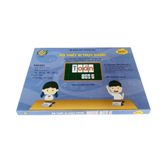 Bộ thiết bị thực hành Toán lớp 3 (có gắn nam châm)