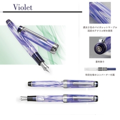 VEILIO FOUNTAIN PEN VIOLET 21K 11-5046