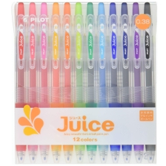 VỈ 12 MÀU BÚT BI GEL PILOT JUICE 0.38 LJU120UF-12C