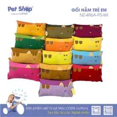 Gối trẻ em NZ-496A-P-S-WI (026 x 046 cm)