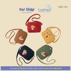 Túi Đeo Chéo Mini Cún Ôm Trái Tim