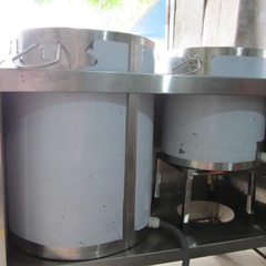 Bộ 2 nồi phở thanh nhiệt đặt trên bàn (30lit - 50lit)