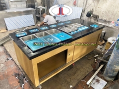 Tủ hâm nóng thức ăn inox mẫu 01