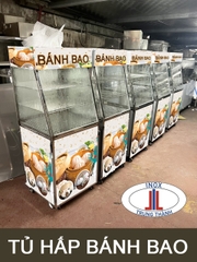 Tủ hấp bánh bao bằng điện 2 tầng