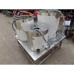 Bộ 3 nồi đặt trên bàn dương cố định