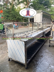 Quầy hâm nóng thức ăn khay to