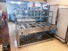 Tủ hâm nóng thức ăn 14 khay 2 ngăn