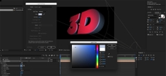 CÁCH TẠO VĂN BẢN 3D TRONG AFTER EFFECT KHÔNG CẦN DÙNG ĐẾN PLUGIN