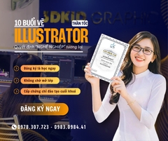 HOT! Khóa Học Illustrator TPHCM [1 Kèm 1]-Chỉ 10 Buổi Đảm Bảo Thu Nhập
