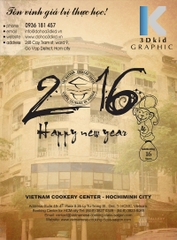 Dự án hoàn thành 2015: Bộ ấn phẩm Lịch treo tường 2016 (công ty quảng cáo  truyền thông KENG, Gò Vấp)