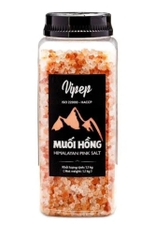 Muối hồng Himalaya Vipep hạt thô 500g