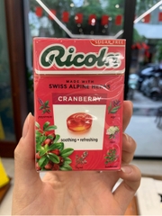 Viên ngậm thảo mộc Ricola Cralberry không đường - 40g