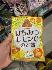 Kẹo ngậm chanh mật ong Kanro honey Lemon candy 75g