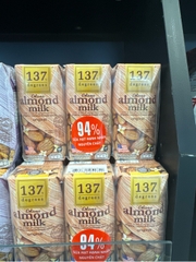 Sữa hạt hạnh nhân nguyên chất 137 DEGREES 180ml