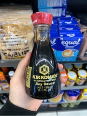 Nước tương Soy Sauce hiệu Kikkoman (chai thuỷ tinh) - 150ml
