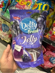 Thạch dừa vị nho Delly Fresh - 300g