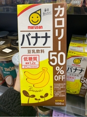 Sữa đậu nành Marusan vị chuối Calorie Off 50% - 1000ml