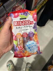 Thạch que 100% nước ép trái cây (245g/gói)