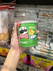 Snack Khoai tây pringles (Cheddar Cheese ­ Original­Sour Cream & Onion) (36 Lon/Hộp)
