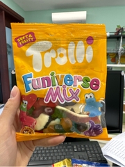 Kẹo dẻo tổng hợp Trolli Funiverse Mix Shape 29 Kẹo Jelly Candy 100g 12*8