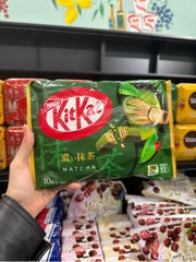 Bánh xốp SCL Kitkat mini Sweetness for adults - Strong Green Tea 136g