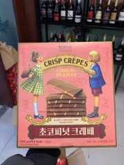 BÁNH CREPE CHOCO PEANUT  NO BRAND 180g