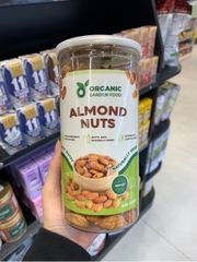 Hạt hạnh nhân organic garden food 400g