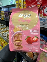 Bánh xốp Gastone Lago Party Wafers Strawberry 250g