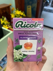 Viên ngậm thảo mộc Ricola Elderflower không đường - 40g