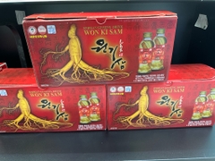 Nước nhân sâm có củ 120ml*10 chai WONKISAM