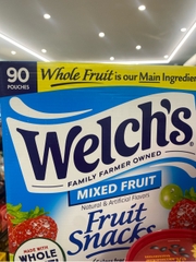 Kẹo hỗn hợp trái cây Welch's mixed fruit snacks (2 kg/thùng)