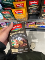 Bánh xốp Loacker Quadratini Dark Chocolate - 125g