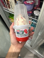 Kem Double Bianco (Tuyết Hồng vị dâu táo)