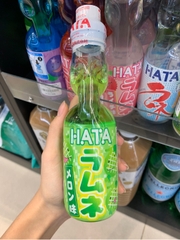 Nước Soda Ramune Hata Vị dưa lưới