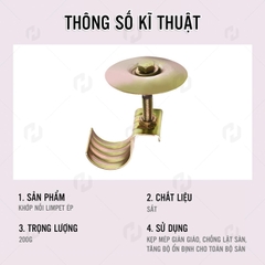 Khớp Nối Limpet Ép Đĩa Tròn Ø48